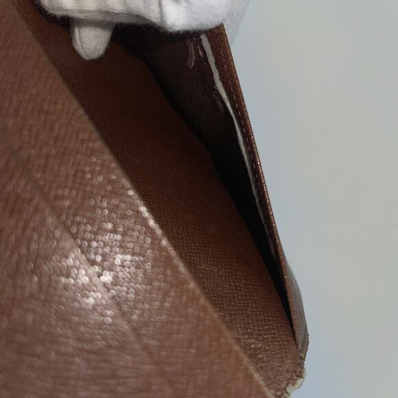 LOUIS VUITTON Long Credit Card Wallet Porte Valeurs Cartes Checkbook Authentic - Picture 8 of 16